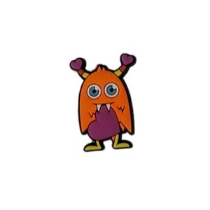 Monster With Heart Croc Charm